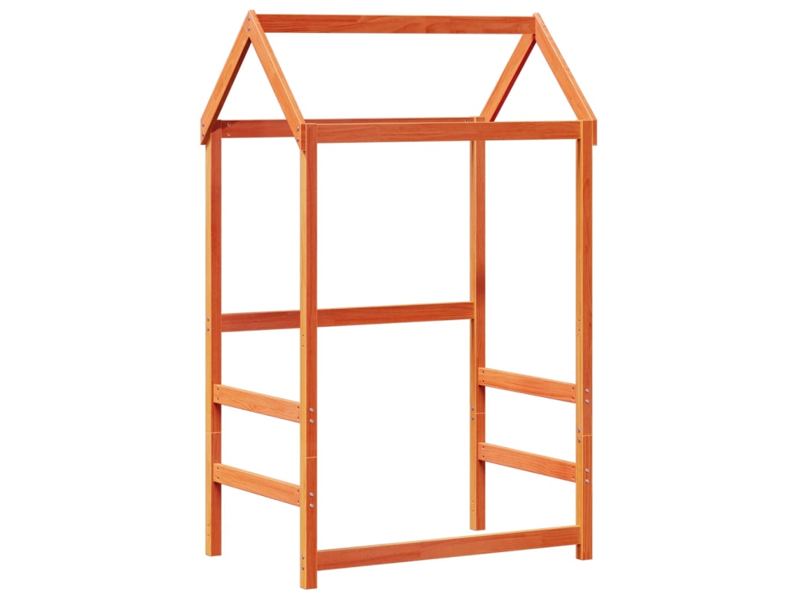 Kid's Bed Roof, Kid's Bed Roofs Vidaxl Marrom Madeira De Pinho (108 X 70 X 176.5 Cm)
