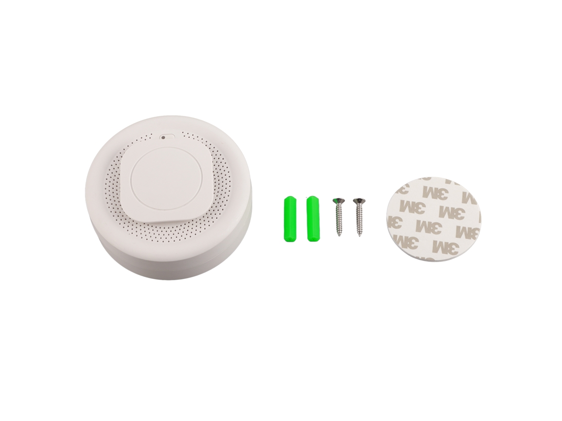 Detector de fumaça inteligente wireless com alarme remoto, compatível Tuya LAXISCREED