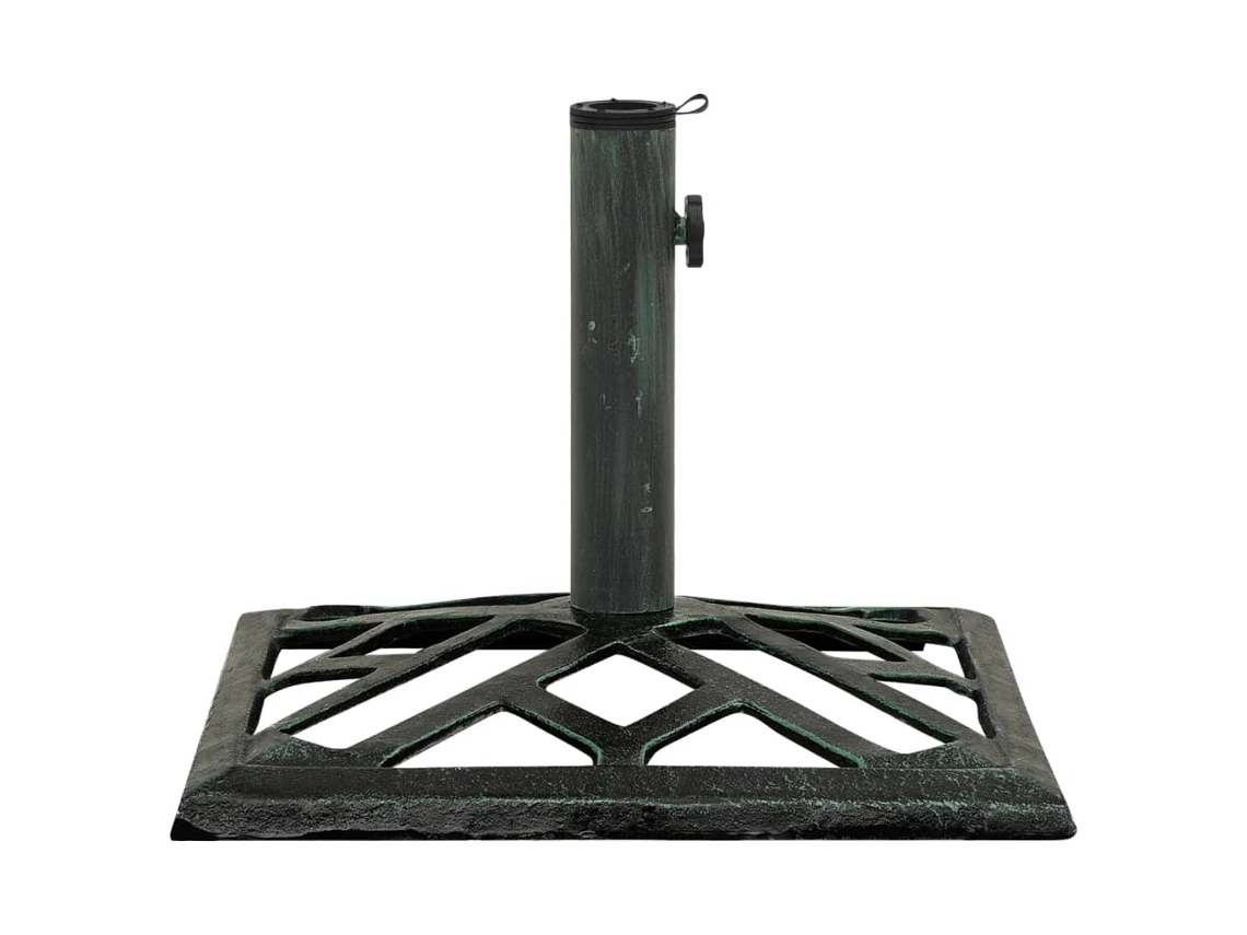 Umbrella Base, Umbrella Bases Vidaxl Verde Ferro Fundido (44 X 44 X 31 Cm)