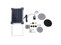 Laxiscreed Fonte Solar 6w Com Bomba, Kit De Energia Renovável Para Fontes E Jardins