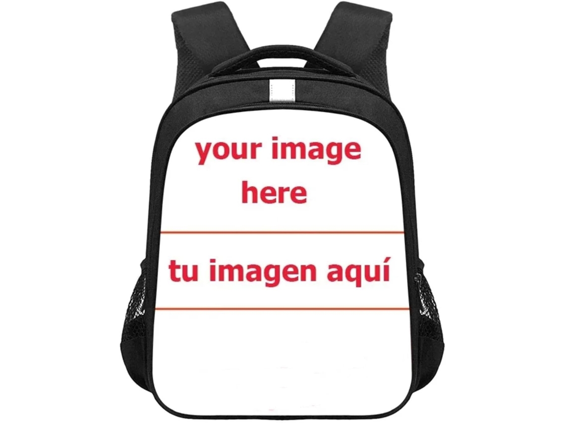 Mochila Personalizada Com Próprio Design, Imagem/foto Impressa, Infantil De Desenho Animado Para Meninos