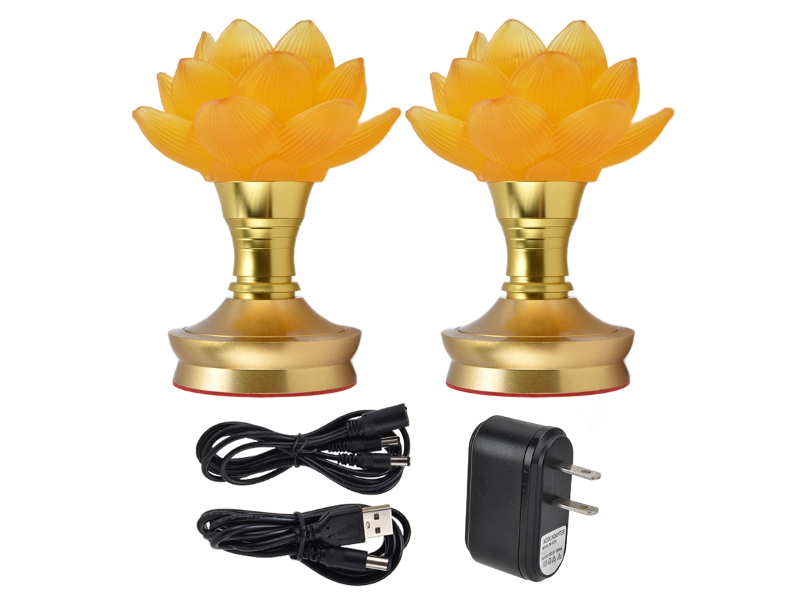 Laxiscreed Lâmpada Buddha Com 2 Leds, 3 Cores E Ajuste De Cores Para Decoração Religiosa Em Casa