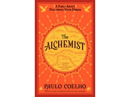 Livro Alchemist 25th Anniversary de Paulo Coelho (Inglês)