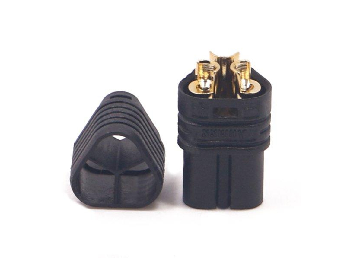 20 Pares de Conectores Amass Mt60 de Três Furos, Pretos, Macho e Fêmea MDUG