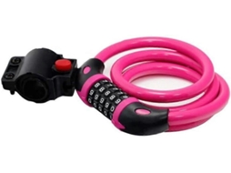 Cadeado De Bicicleta De Alta Segurança Com Combinação De 5 Dígitos Reconfigurável E Cabo, Ideal Para Uso Externo Em Bicicletas, 1, Aquaforge