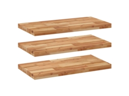 Floating Shelf, Floating Shelves Vidaxl Marrom Madeira De Acácia (60 X 40 X 4 Cm)
