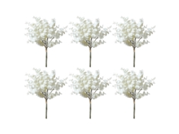 Laxiscreed Ramos De Eucalipto Artificial Com Folhas De Dinheiro, Pack De 6 Para Decoração Elegante