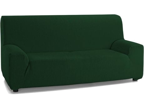 Capa de Sofá TODOPARAMICASA Emilia Verde Garrafa (1 Lugar - 110 cm)