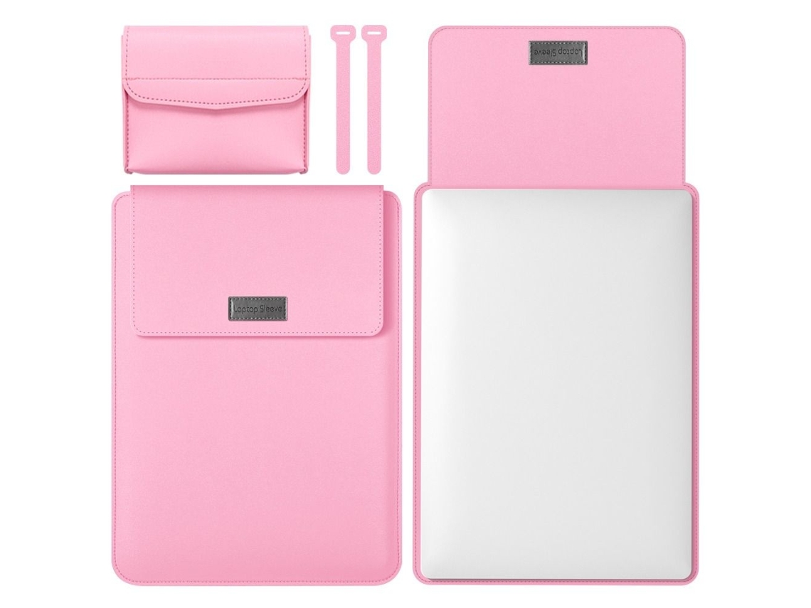 Lurelia Bolsa Para Portátil 13-14 Polegadas, Em Pu/couro Sintético, Rosa