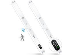 (2 Unidades) Luz De Guarda-roupa Led Com Sensor De Movimento, Sem Fio E Recarregável, Sensível Ao Toque