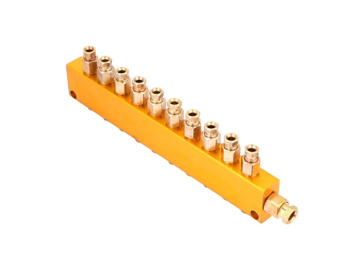 Válvula De Manifold Ajustável Laxiscreed Para Óleo Com Entrada De 6mm E Saída De 4mm