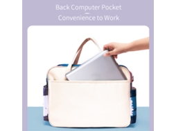 Primerox bolsa de Fraldas Portátil Insular para Bebê com Múltiplos Bolsos e Aparência Estilosa