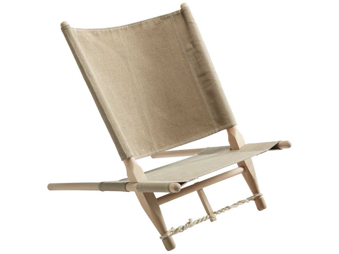 Cadeira NORDISK Moesgaard wooden (Beige)