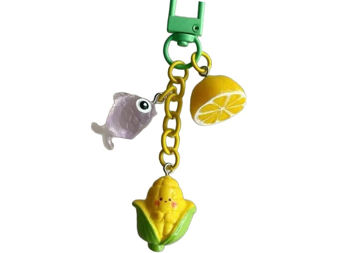 Chaveiro De Resina Leve E Adorável Em Formato De Peixe
