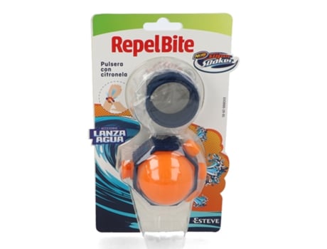 Pulseira Repelbite Citronella Kids + Acessório para lança dágua