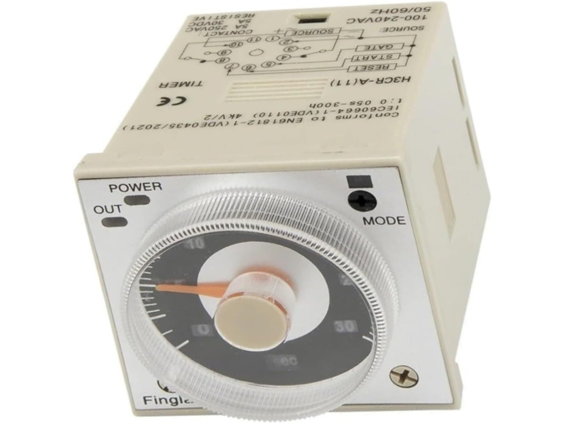 Temporizador De Retardo Relé 11 Pinos Da Série H3cr-a H3cr 100-240v