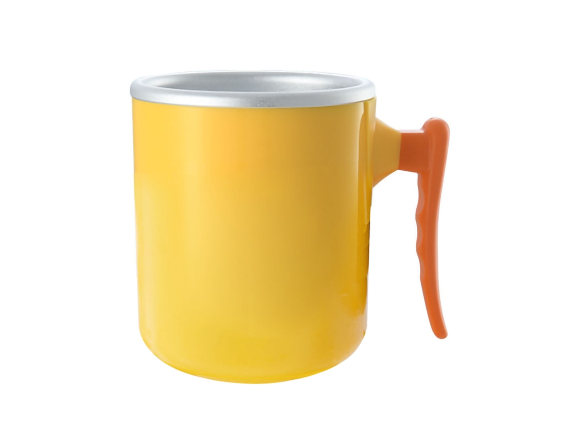Copo Mini Portátil de Alumínio com Padrão de Patinho Amarelo | S/MARCA