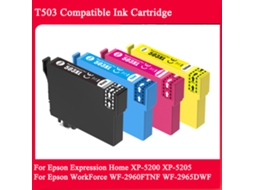 Set-cartucho De Tinta Compatível T503xl 503 Para Epson 503xl 503 Para Epson Xp-5200 5205 2960ftnf 2965dwf Workforce Wf-2960 Impressora