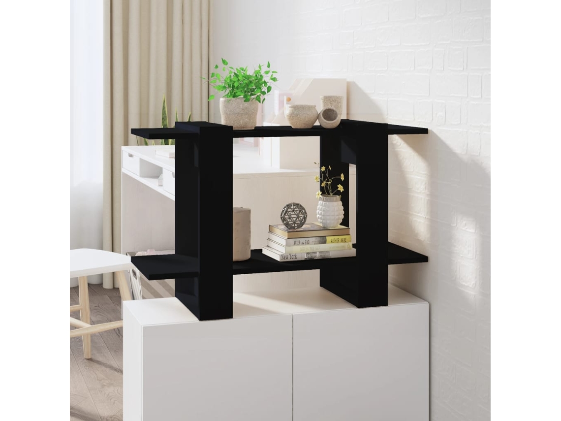 Vidaxl Estante/divisória 80x30x51 Cm Preto