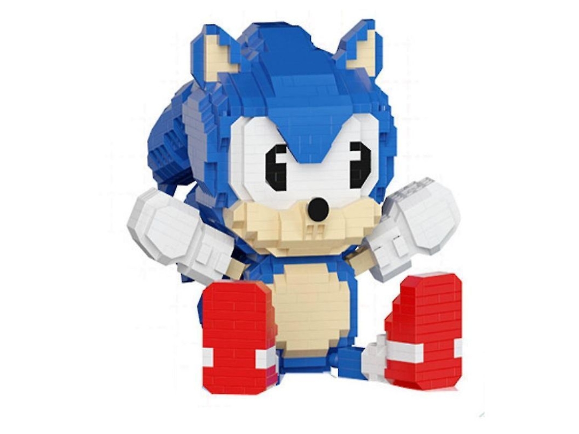 2026 bloques Educativos Sonic Rato Coelho Bolo Figuras Crianças Brinquedo Criativo Blocos Es7522