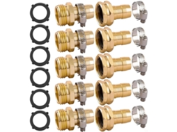 Kit De Reparo Para Mangueira Jardim Em Alumínio Com Abraçadeiras Aço