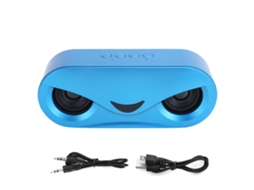 Aetheria alto falante Bluetooth Sem Fio Portátil com Luz Led Estéreo Bass Dual Speaker M6