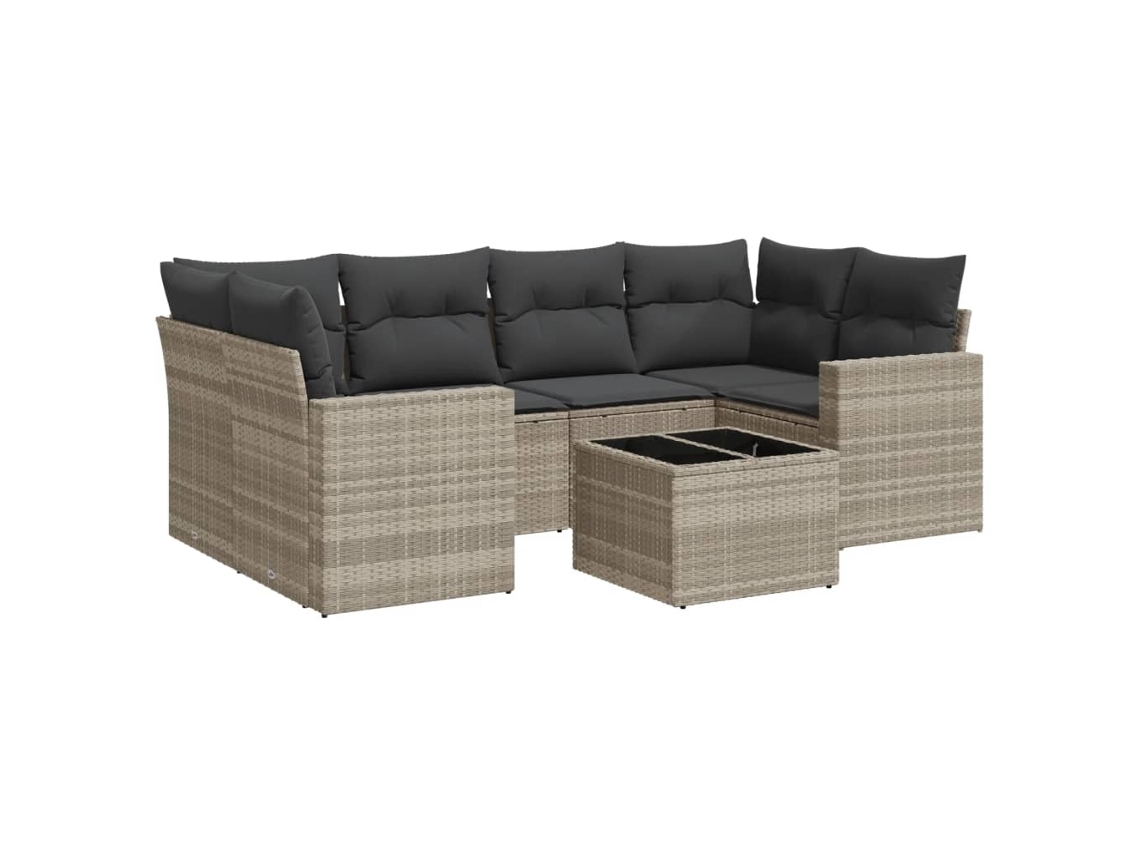 Garden Sofa Set, Garden Sofa Sets Vidaxl Cinzeto Rattan / Vime (n/a)