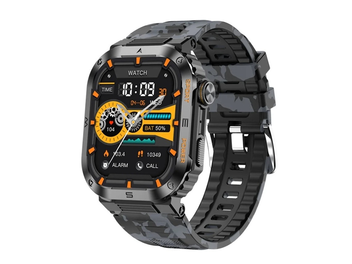 Smartwatch com Bluetooth, notificação push de chamadas, monitoramento de pressão arterial e oxigênio no sangue para Ativ Bestvite