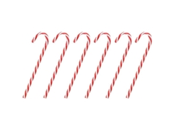 8 Piezas Bastones De Caramelo Navideños Colgantes Decoración De Árbol De Navidad Regalo Rojo Y Blanco 15cm