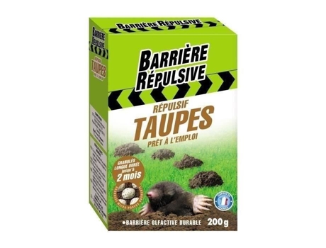 Grânulos repelentes de toupeira prontos para uso Barriere Repulsive 200 g Barriere Repulsive