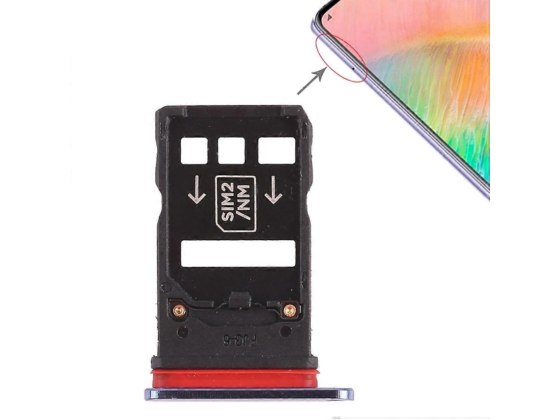 2 X Bandeja Para Cartão Sim Para Huawei Mate 20 X