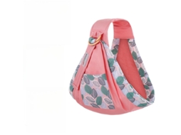 Canguru 2 Em 1 Para Bebê: Porta-bebês E Capa De Amamentação, De 0 A 3 Anos, Ergonômico, Transpirável, Suporta 25 Kg Rosa Folha