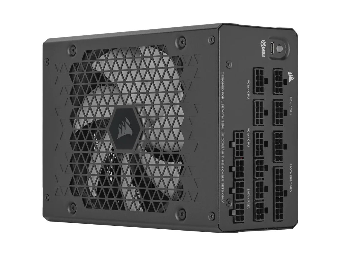 Fonte de alimentação CORSAIR Hx1200I 1200 W 24 pinos Atx Atx preta