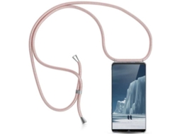 Capa Huawei Mate 20X HONGWE. Com corda Transparente, Rosa