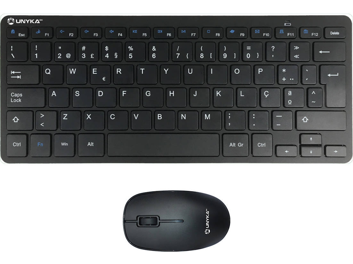 Teclado + Rato UNYKACH MK288 PRO NANO (Membrana - Português - Preto)