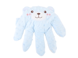 Mali palma para Sono Bebê com Semente de Cassia Macia Cute Design Mão Newborn Azul