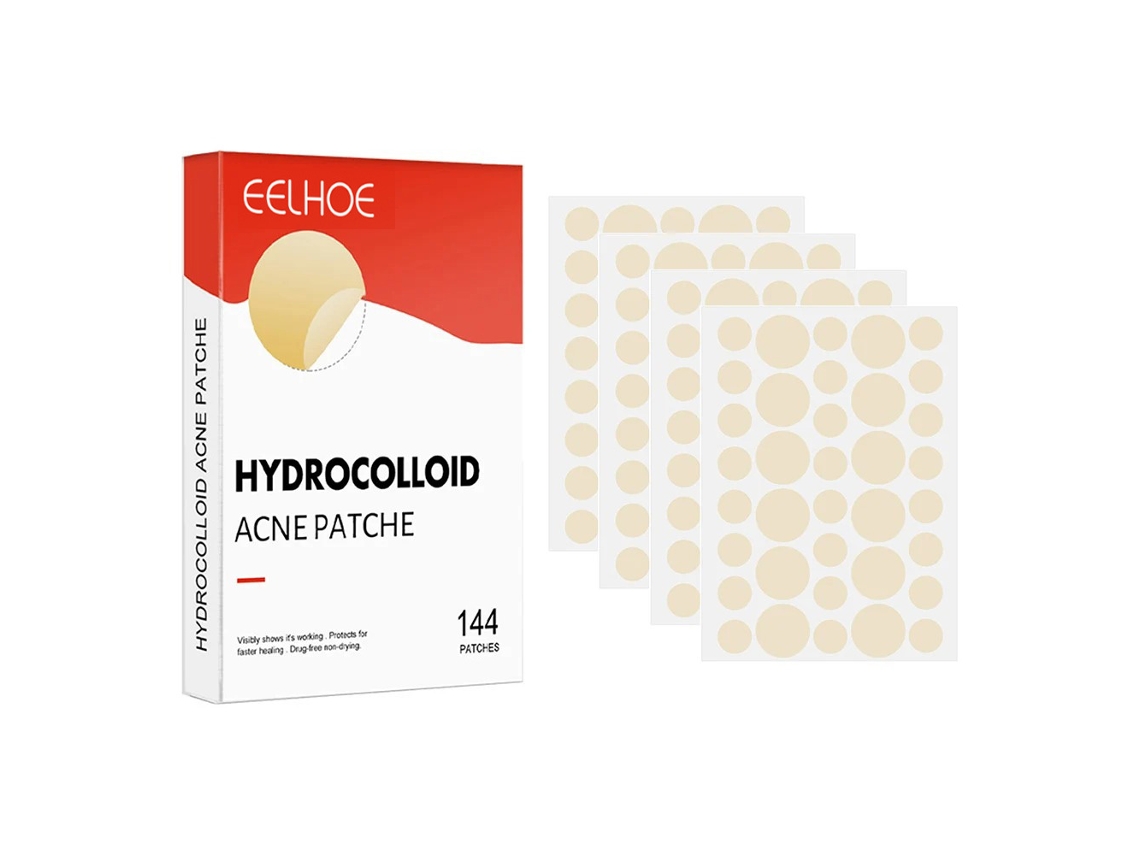 os Adesivos Invisíveis para Acne Têm Alta Absorção, Reduzem a Inflamação e Removem Cravos. MDUG (1 Caixa)