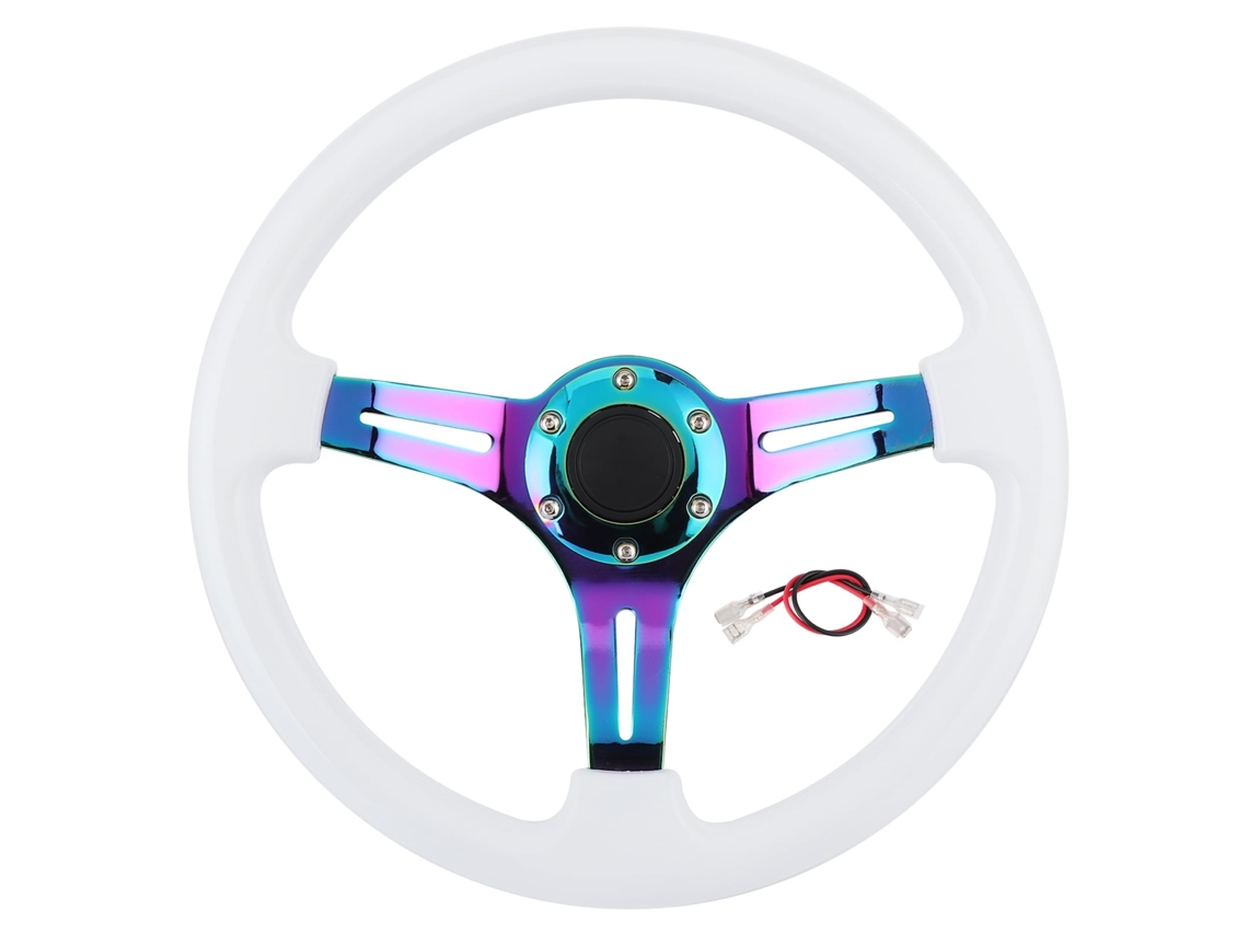 Volante Gaming Lurelia 350 Mm, 14 Polegadas, Em Aço