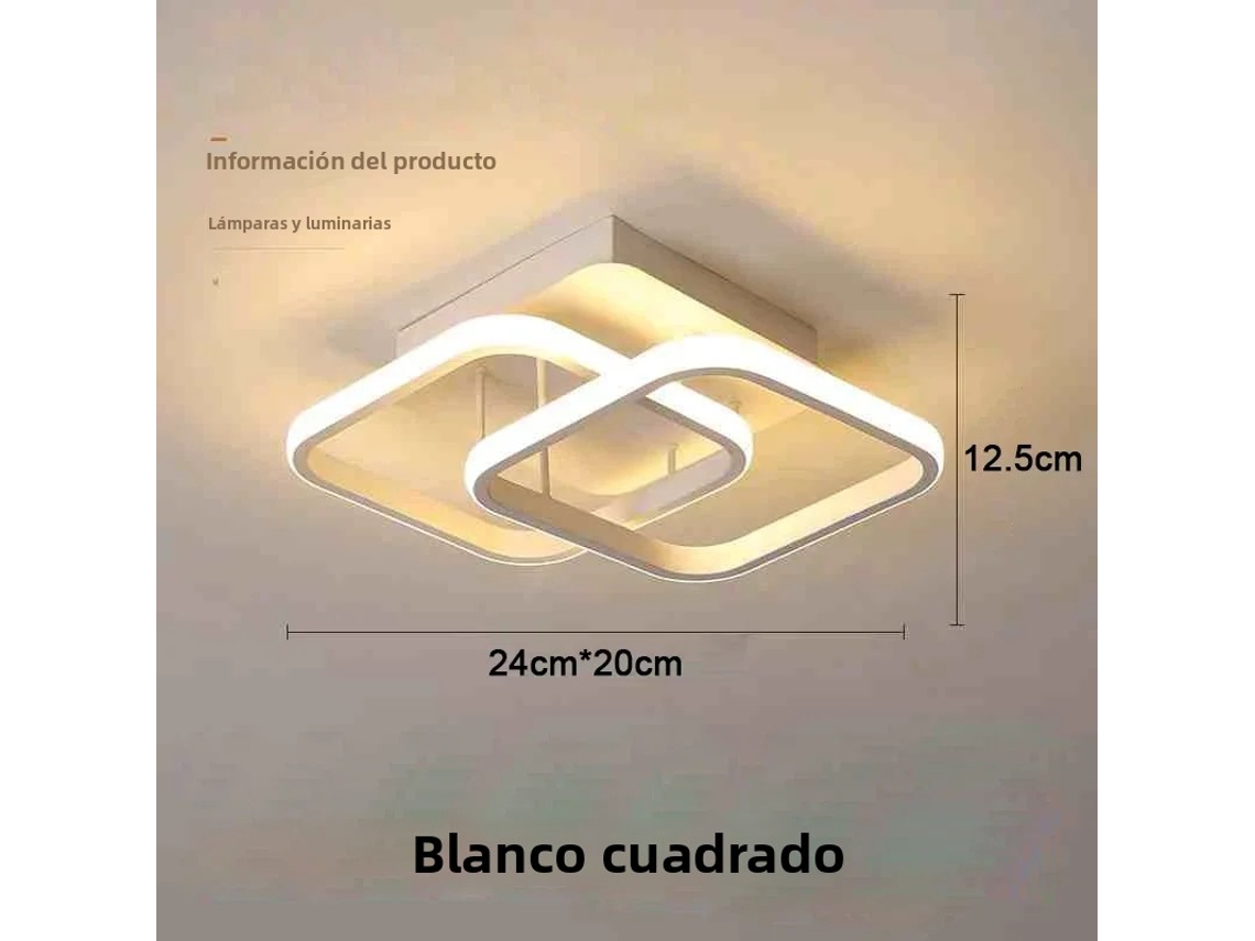 Luminária De Corredor Led Moderna Em Estilo Nórdico (branca, 25 W)