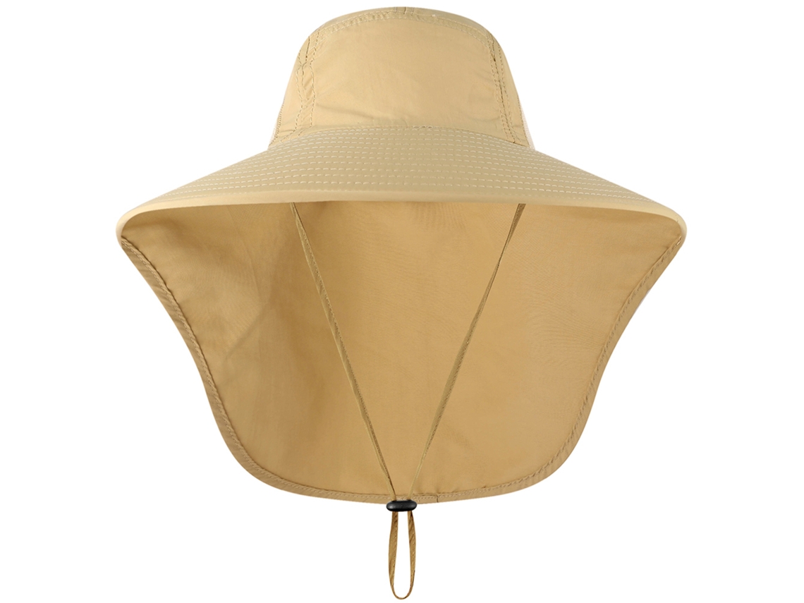Gorra de Pesca con Flap para Cuello Chapéu Largo UV para Viaje Camping Trekking Náutica S/MARCA