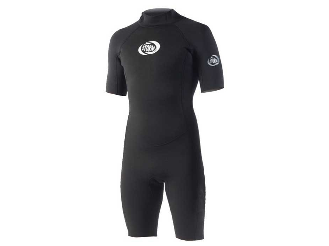 Terno Júnior de Neoprene de Manga Longa com Zíper Nas Costas Flatlock Spring Preto 10 Yearsstorm Blade