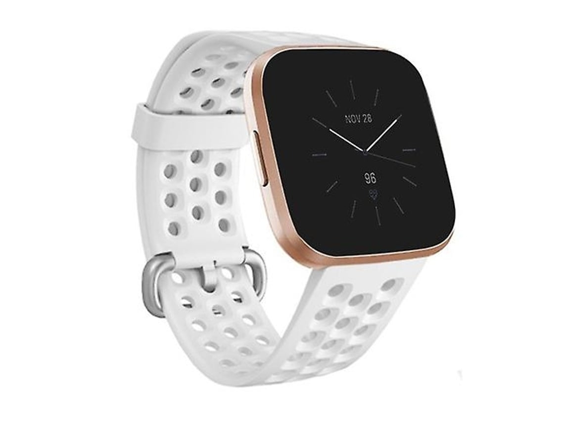 Lurelia Pulseira, Compatível Com Fitbit Versa 2, De Silicone Respirável, Branca