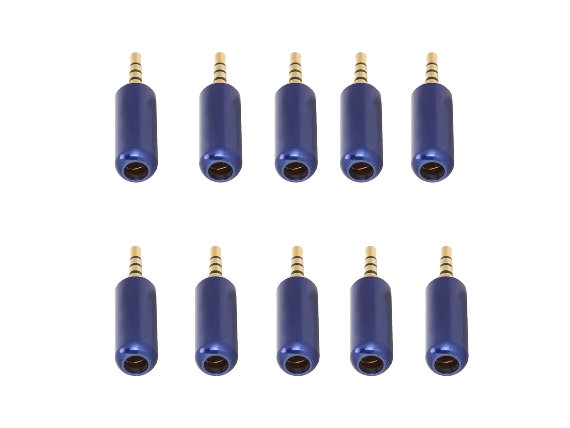 Conector De Fone De Ouvido Plug 4 Polos Com Clamp De Fio