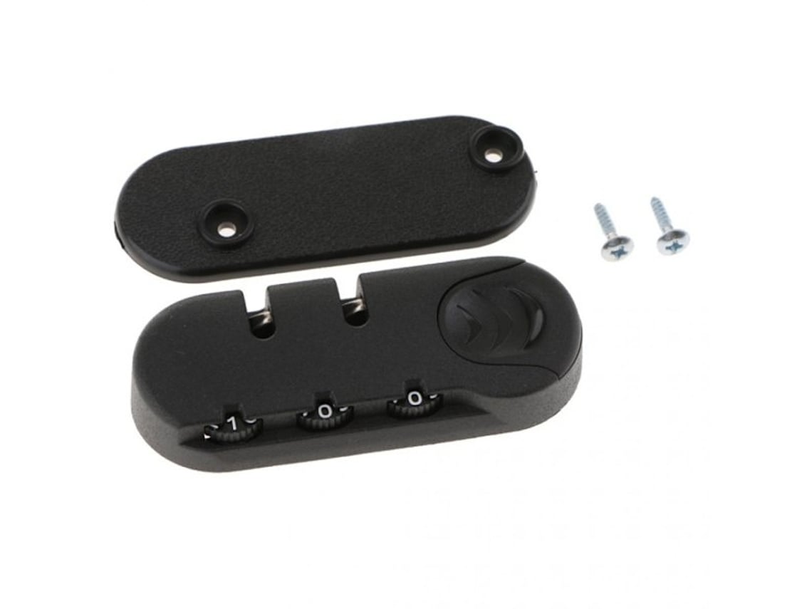 Tressino Cadeado De Combinação, Abs, Metal, Leve, Código De 3 Dígitos, Com Combinação