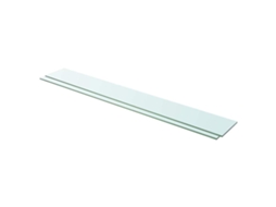 Vidaxl Prateleiras 2 Pcs 110x15 Cm Vidro Transparente