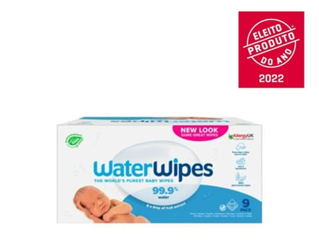 Toalhitas para Bebé Waterwipes Bio Kit (9x60 Unidades)