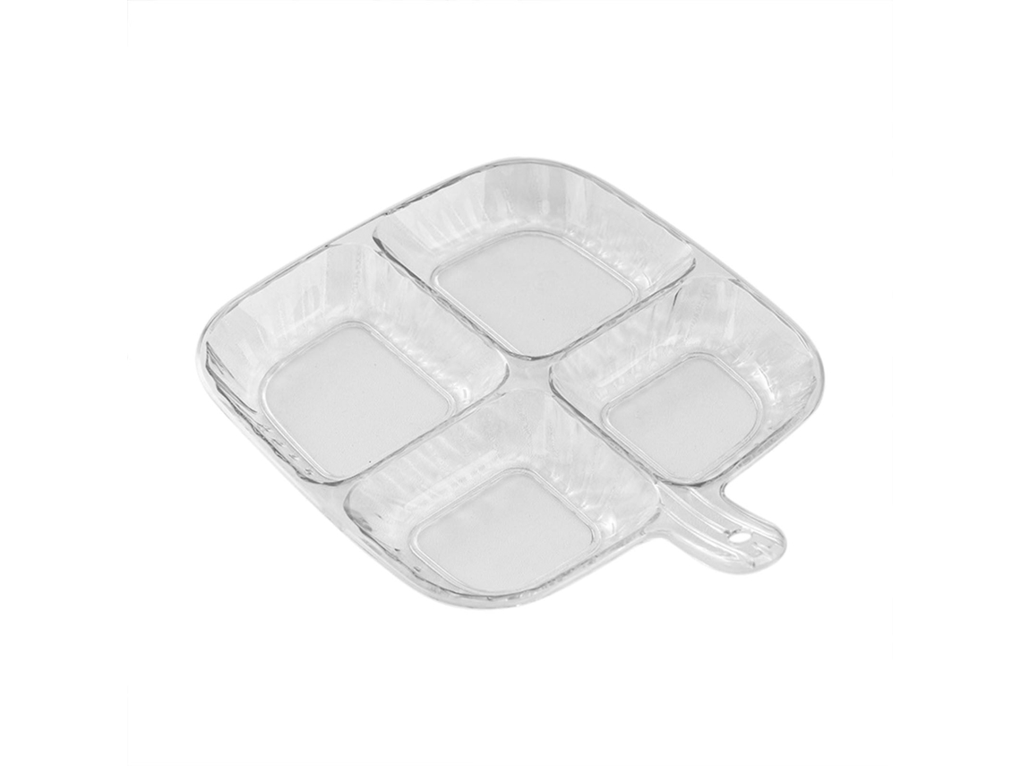 Tigelas Individuais De Molho E Molho NICECEE, Bandeja De Temperos Com 4 Grades