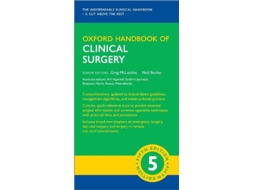 Livro Oxford Handbook of Clinical Surgery de Greg Mclatchie e Neil Borley (Inglês)