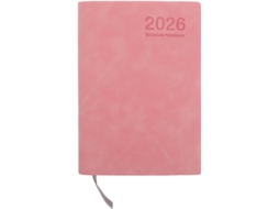 Agenda Diária Rosa A5 2026 Caderno, Calendário Mensal E Semanal Agenda Profissional E Acadêmica Para Estudantes E Gokoco