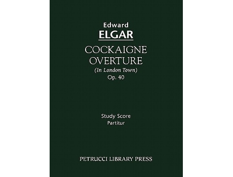 Livro Cockaigne Overture Op 40 Study score de Edward Elgar (Inglês)